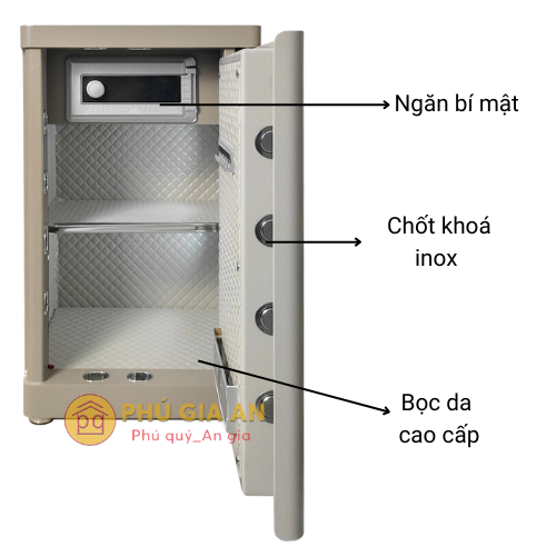 Két sắt Bofa ZB-80FX vân tay điện tử , tích hợp điện thoại