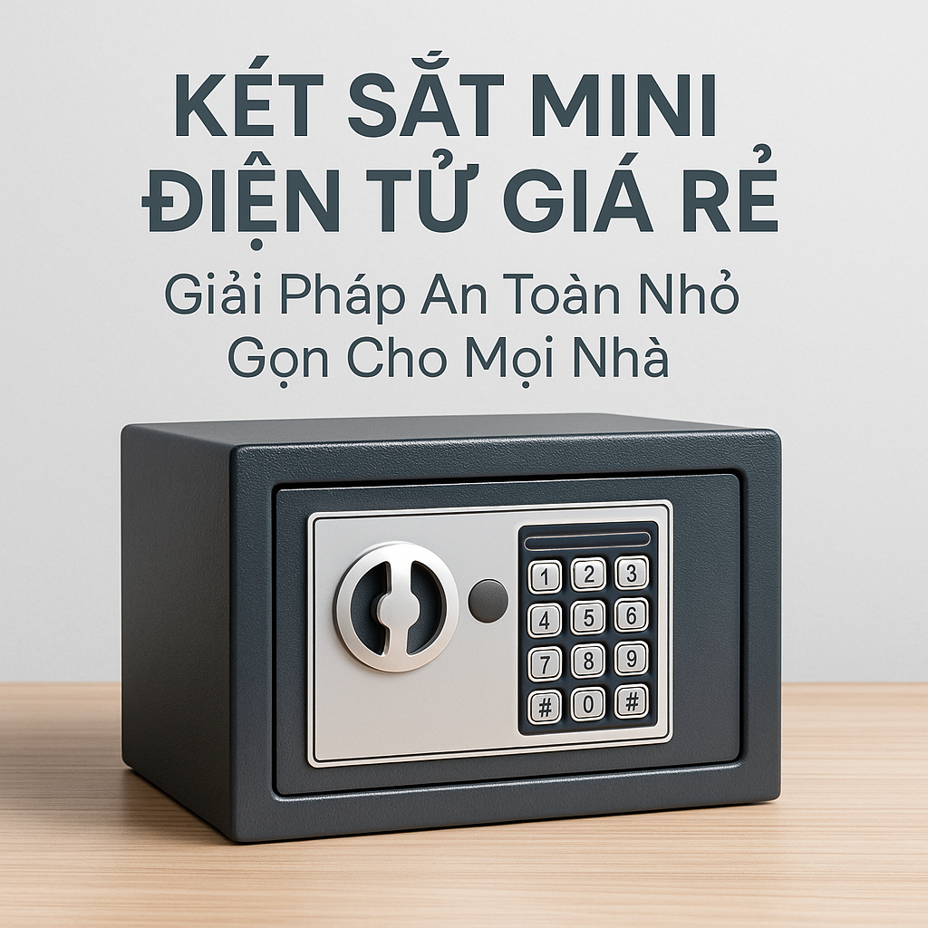 Két Sắt Mini Điện Tử Giá Rẻ – Bảo Mật Nhỏ Gọn, Tiết Kiệm Tối Ưu