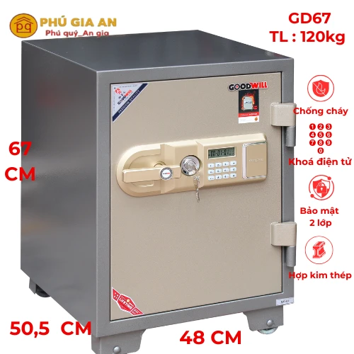 Két sắt Goodwill GD67 điện tử báo động