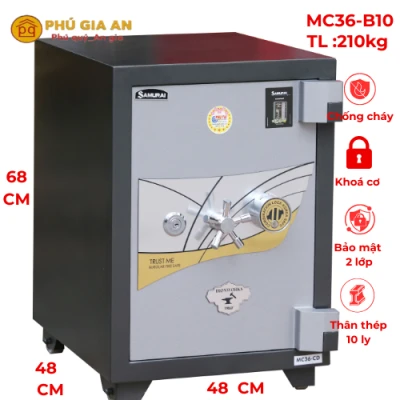 Két sắt thân vỏ thép dày 10ly Samurai MC36-B10