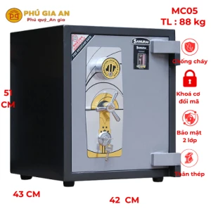 Két sắt siêu chống trộm Samurai MC05 mã cơ có định vị