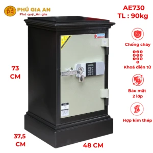 Két sắt gia đình khóa điện tử Adelbank AE730