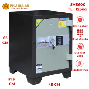 Két sắt cánh đúc khóa điện tử Adelbank SVE600