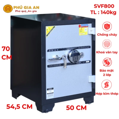 Két sắt Adelbank cánh đúc khóa vân tay SVF800