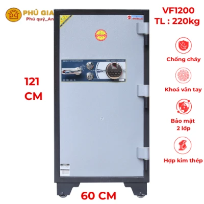 Két sắt khóa vân tay điện tử Adelbank VF1200