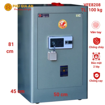 Két sắt siêu cường Việt Tiệp VFE8208 vân tay mã số tích hợp App thông minh