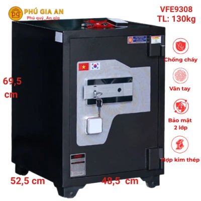 Két sắt thông minh Việt Tiệp VFE9308 vân tay mã số tích hợp app điện thoại