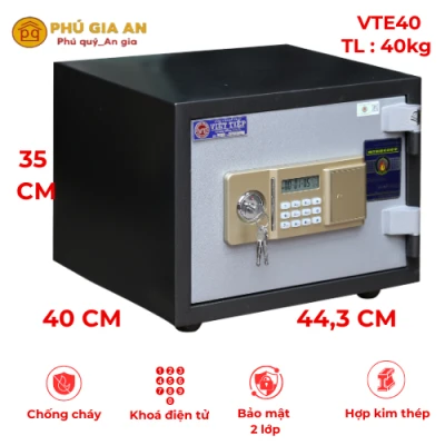 Két sắt Việt Tiệp đúc đặc VTE40 điện tử báo động