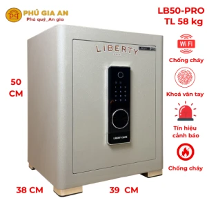 Két sắt Liberty LB50-PRO vân tay mã số tích hợp App điện thoại thông minh