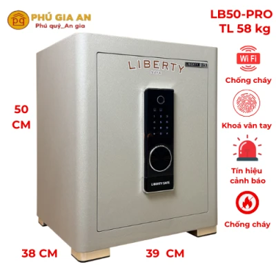 Két sắt Liberty LB50-PRO vân tay mã số tích hợp App điện thoại thông minh