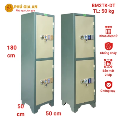 Tủ bảo mật đơn 2 tầng khóa điện tử BM-2TKDT
