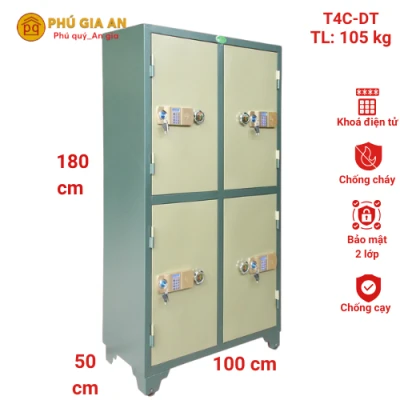 Tủ bảo mật 4 cánh Điện tử T4C-DT
