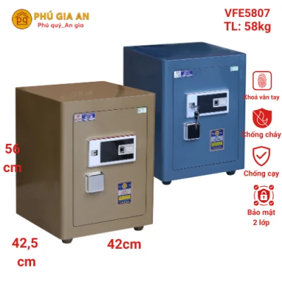 Két sắt Việt Tiệp siêu cường VFE5807 vân tay mã số - model 2025